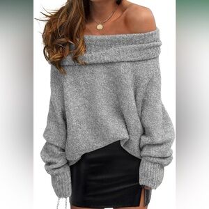 🆕 Women's Off The Shoulder Sweater